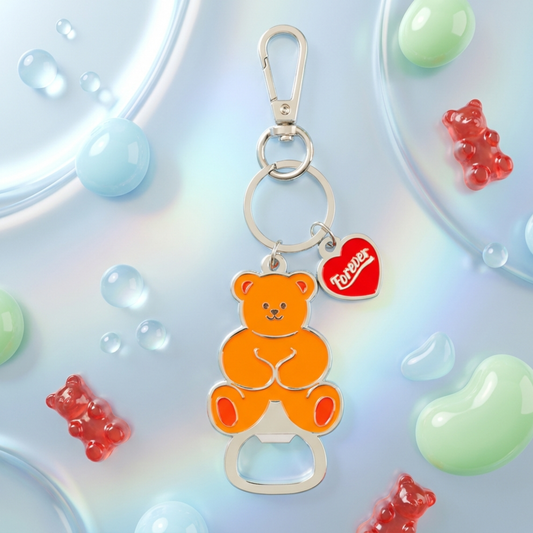 Porta chiavi apri bottiglie Bear