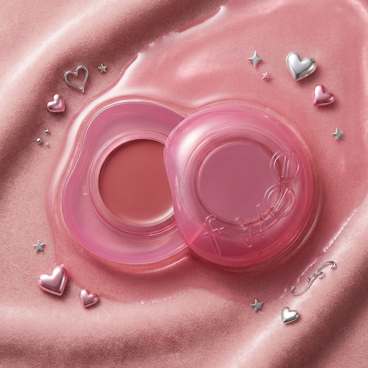 Lip & Cheek Glowy Jelly Pot - JS01 Rosy Glaze - 4g