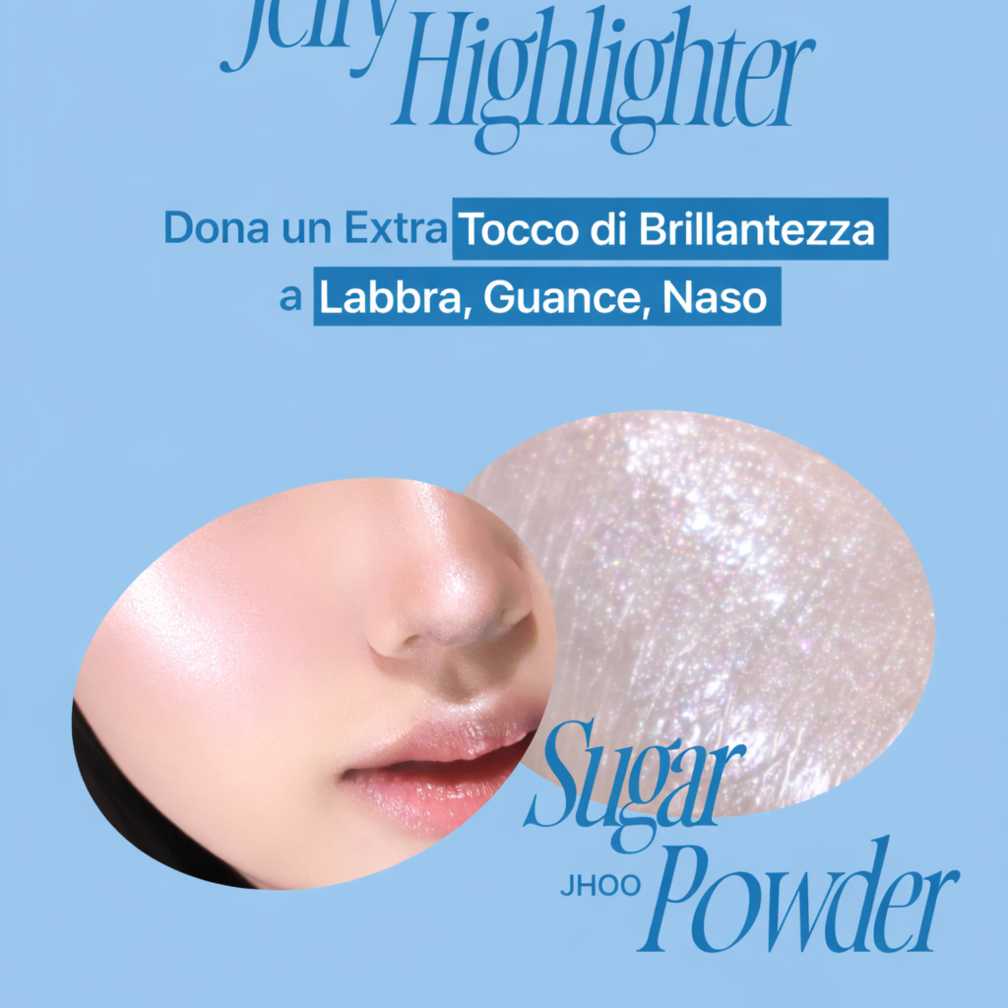 Lip & Cheek Glowy Jelly Pot -Sugar Powder - 4g