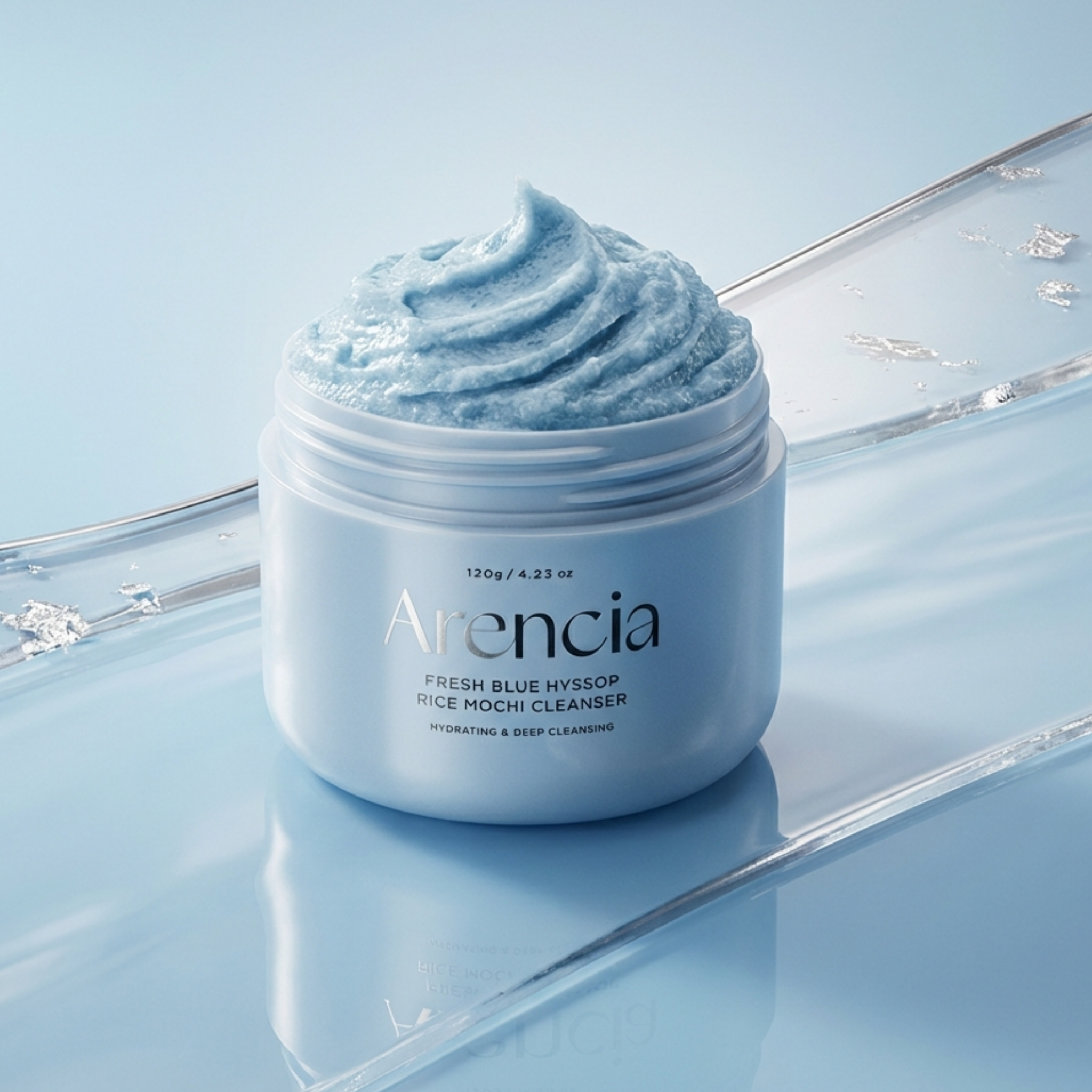 Fresh Blue Hyssop Rice Mochi - Detergente -120g