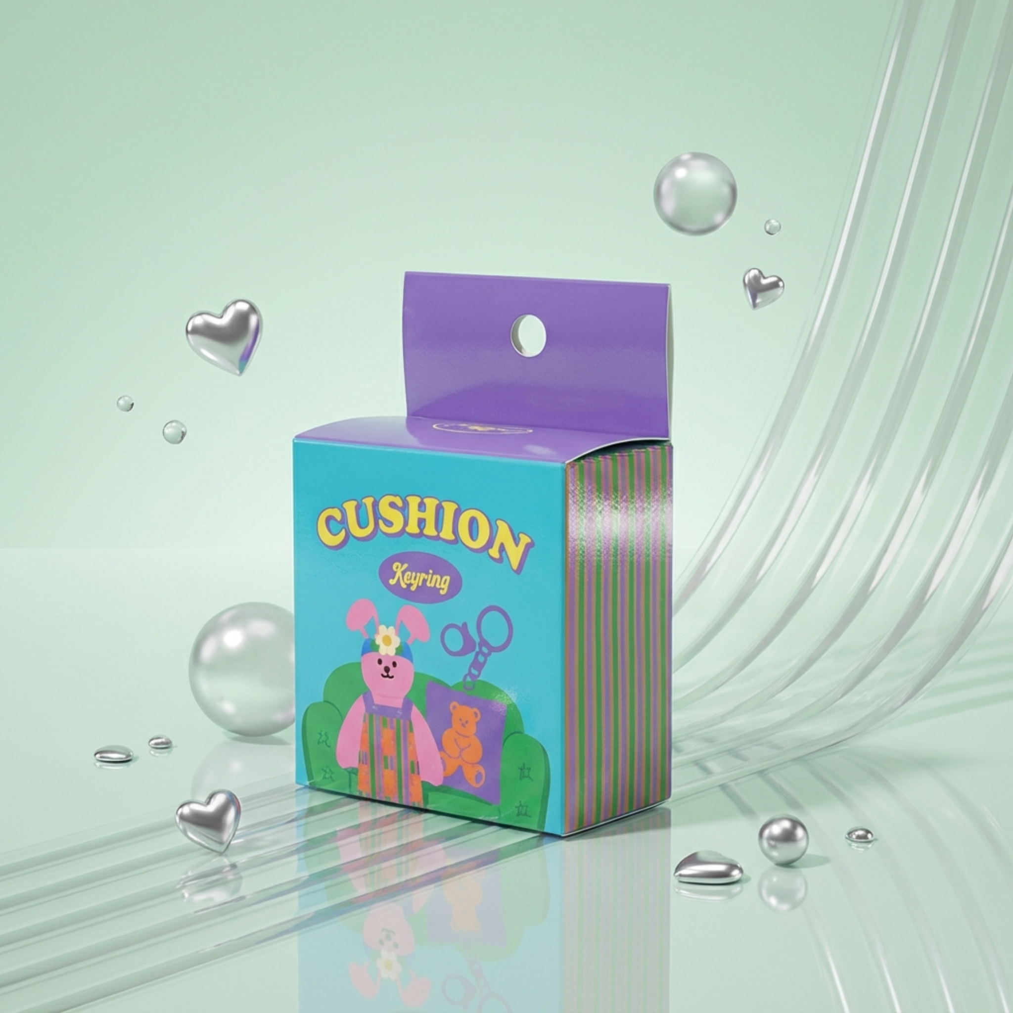 Cuscinetto portachiavi Bear