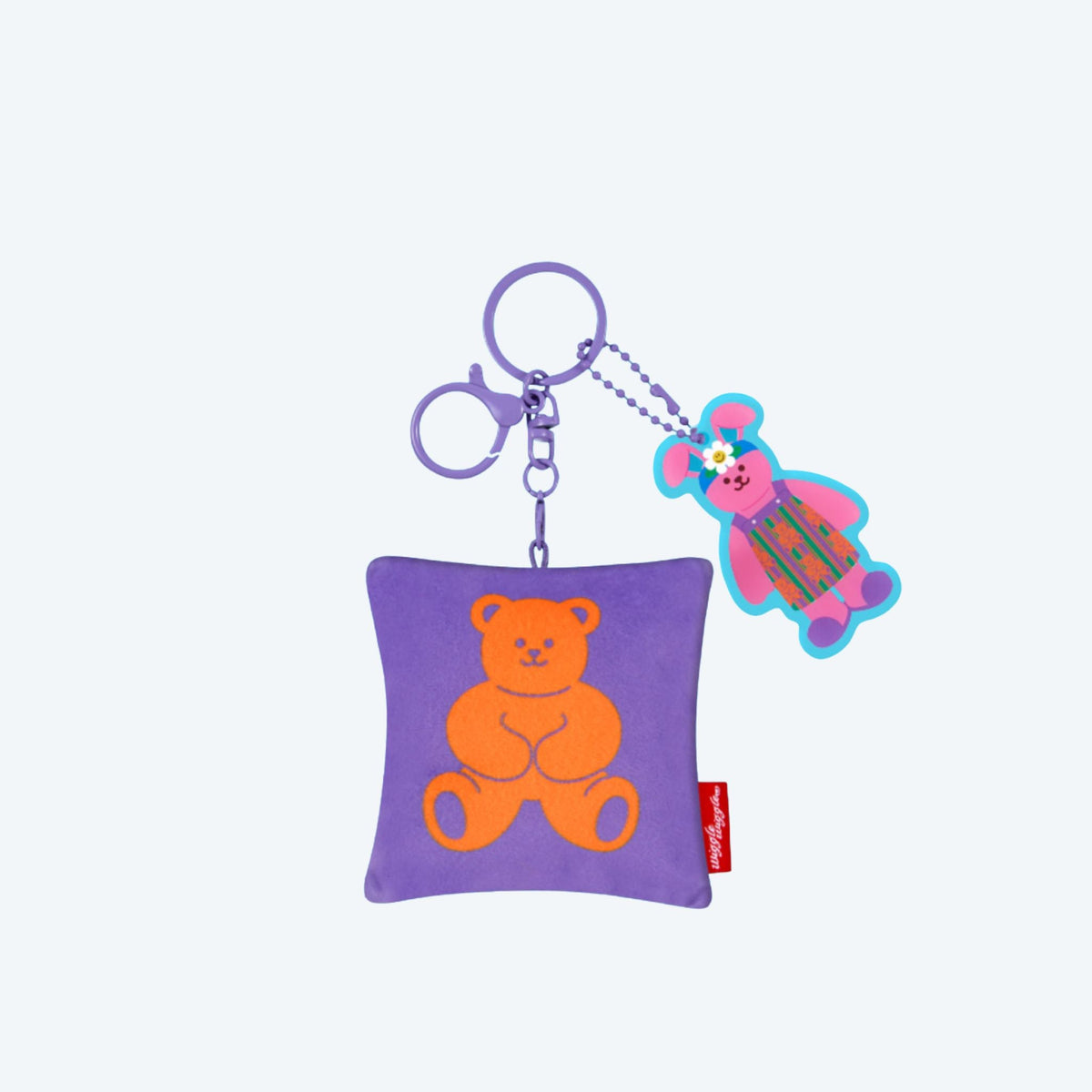 Cuscinetto portachiavi peluche Bear con gancetto