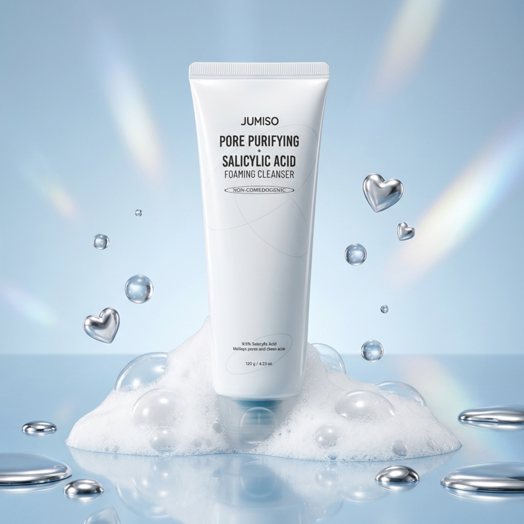 Detergente schiumogeno all’acido salicilico – Pelle pulita e riequilibrata – 120g