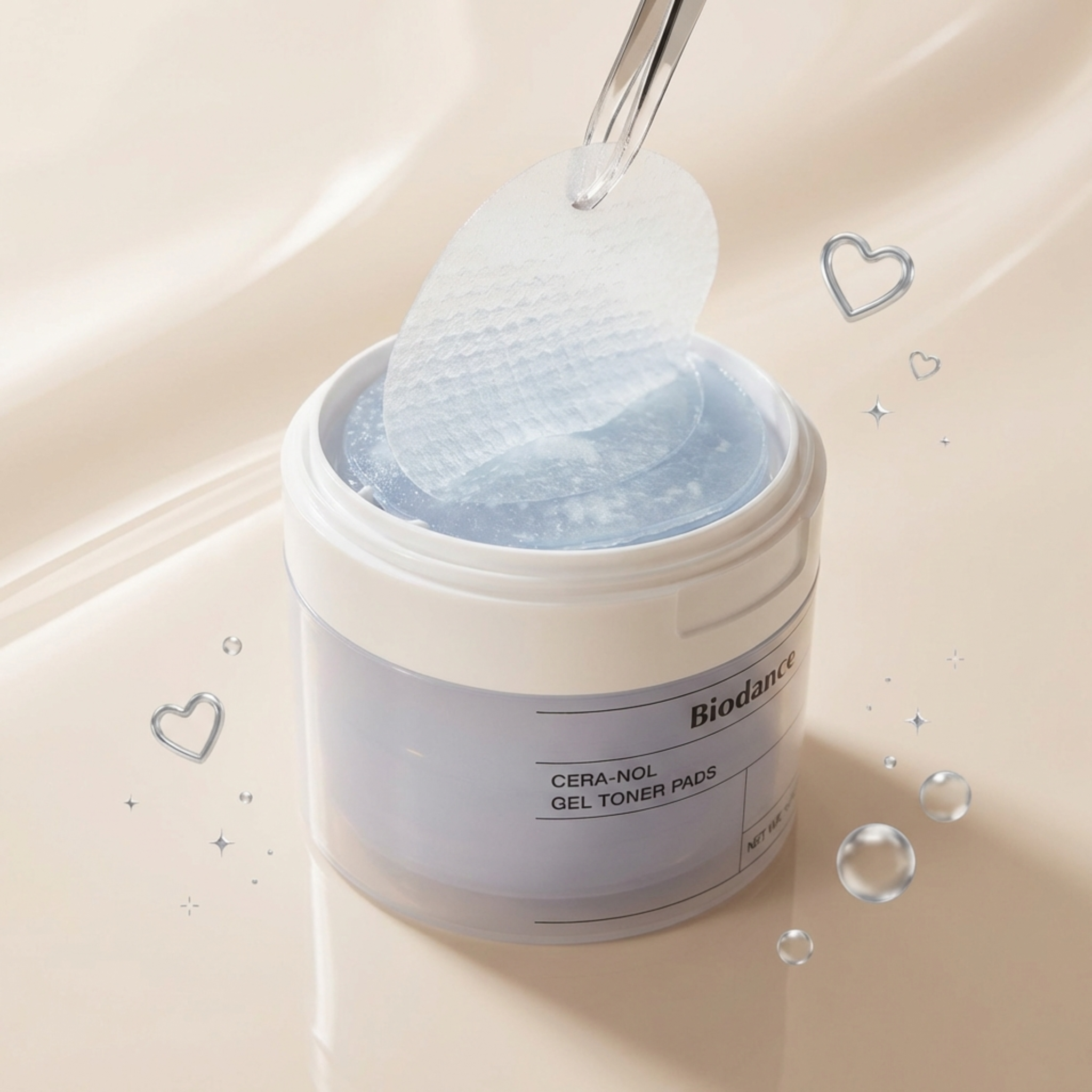 Dischetti tonici in gel Cera-nol – Idratanti e lenitivi – 60 pz