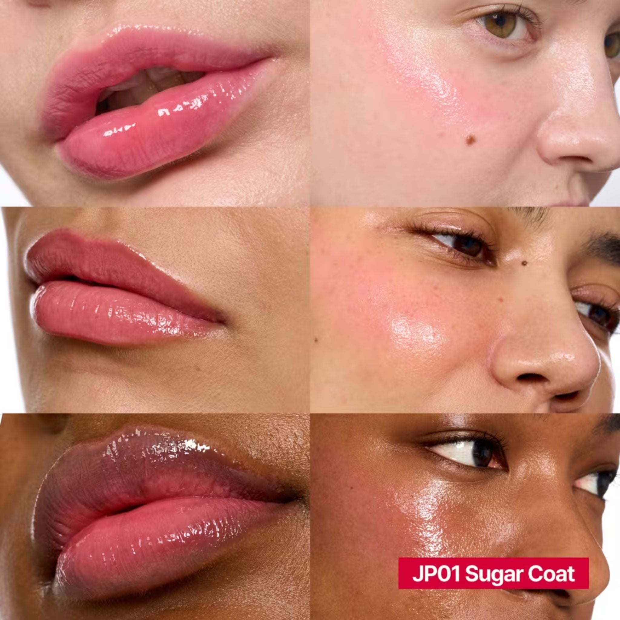 Lip & Cheek Glowy Jelly Pot - JP01 Sugar Coat - Coral Pink 4g