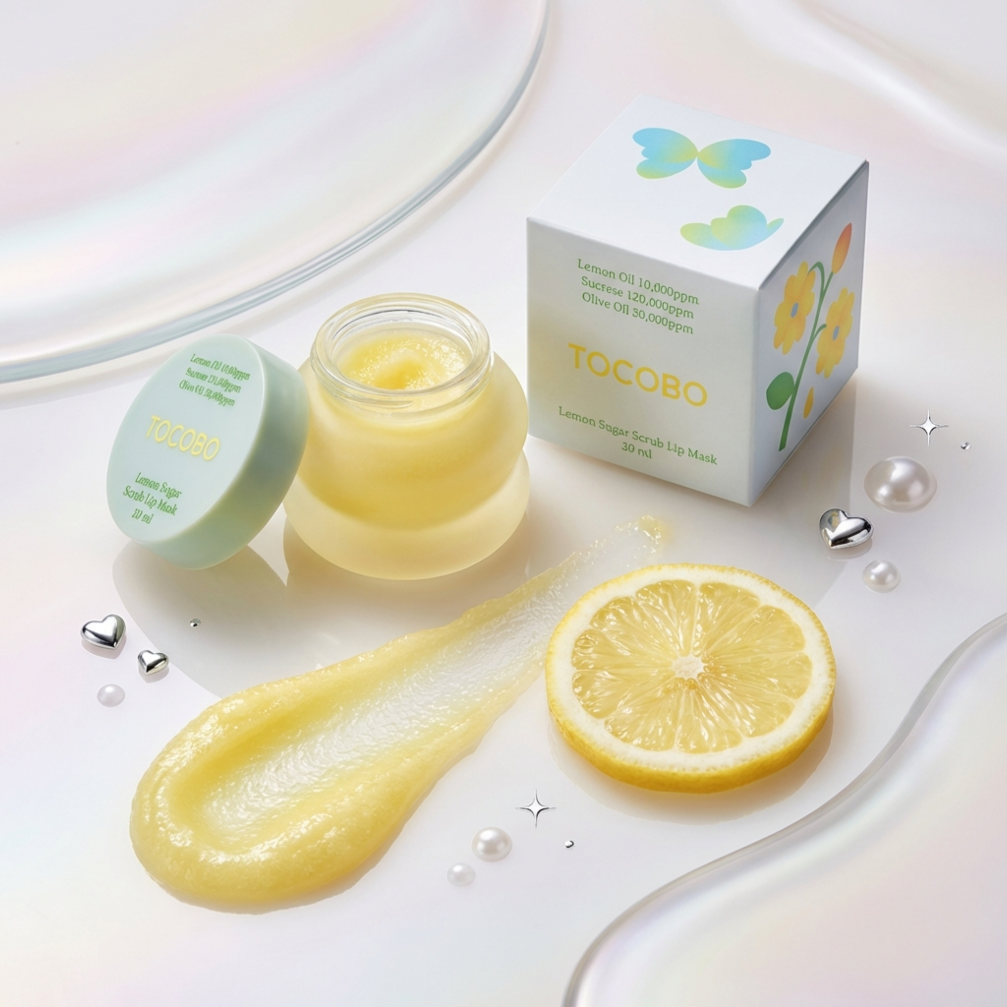 Maschera labbra zucchero e limone – Esfoliante e nutriente – 20ml