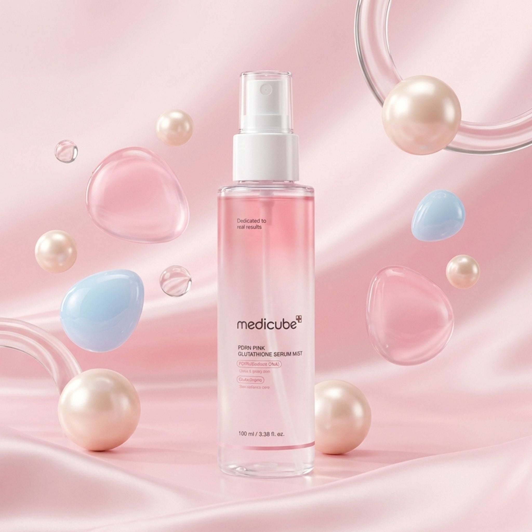 PDRN Pink Glutathione Serum Mist - Spray viso idratante e illuminante