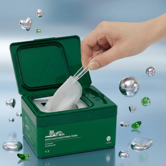 Maschere viso lenitive alla cica – Uso quotidiano – 30 pz