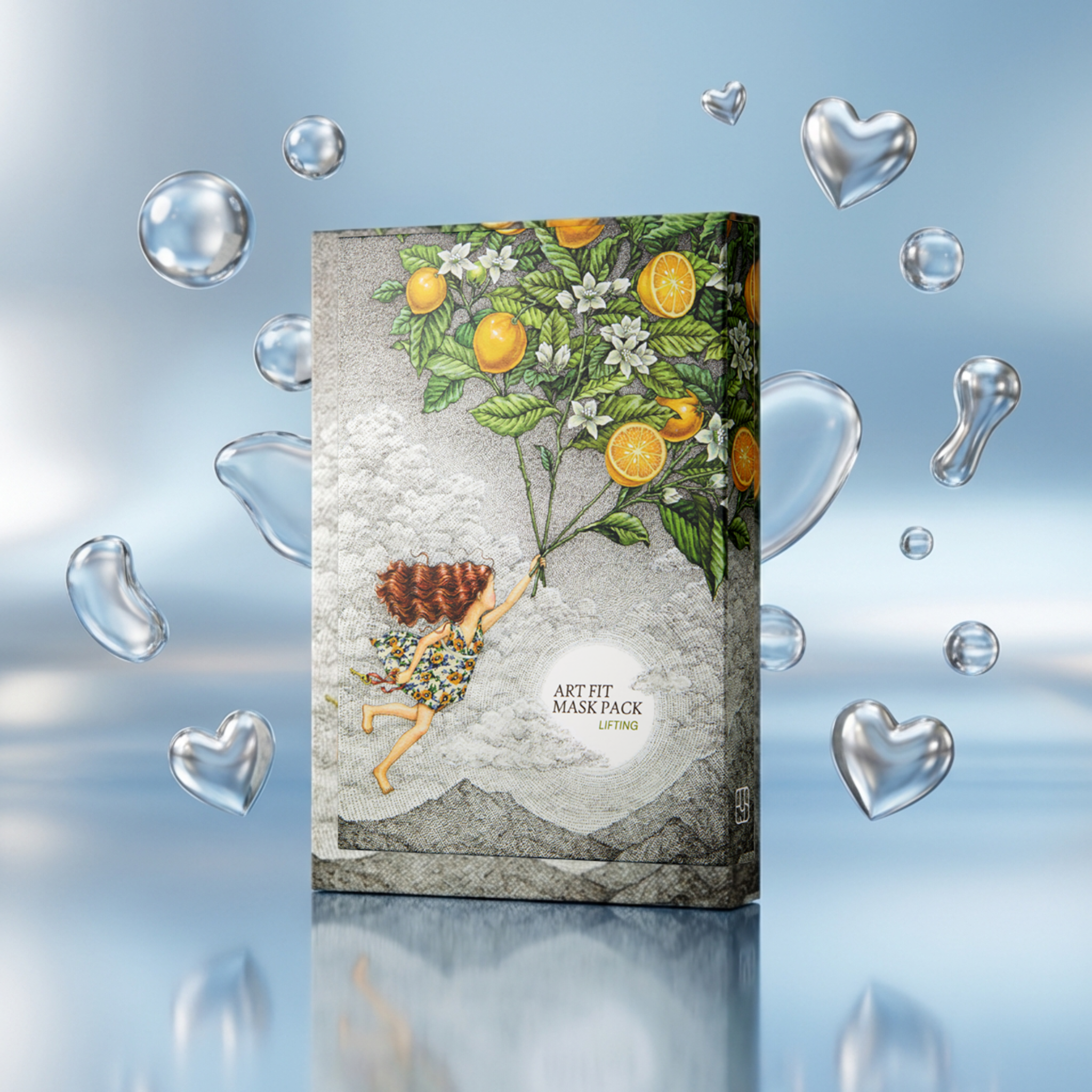 Maschere viso effetto lifting – Lifting con peptidi – 5 pz