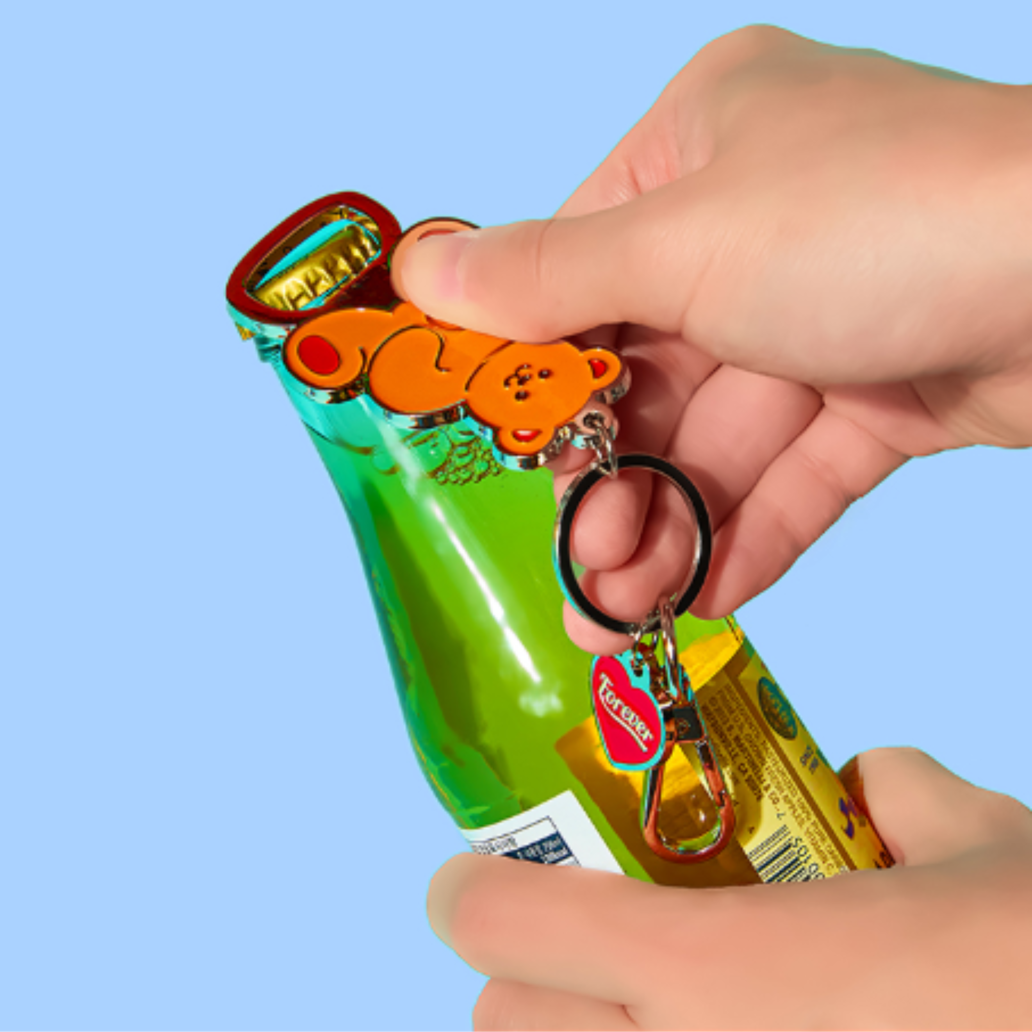 Porta chiavi apri bottiglie Bear