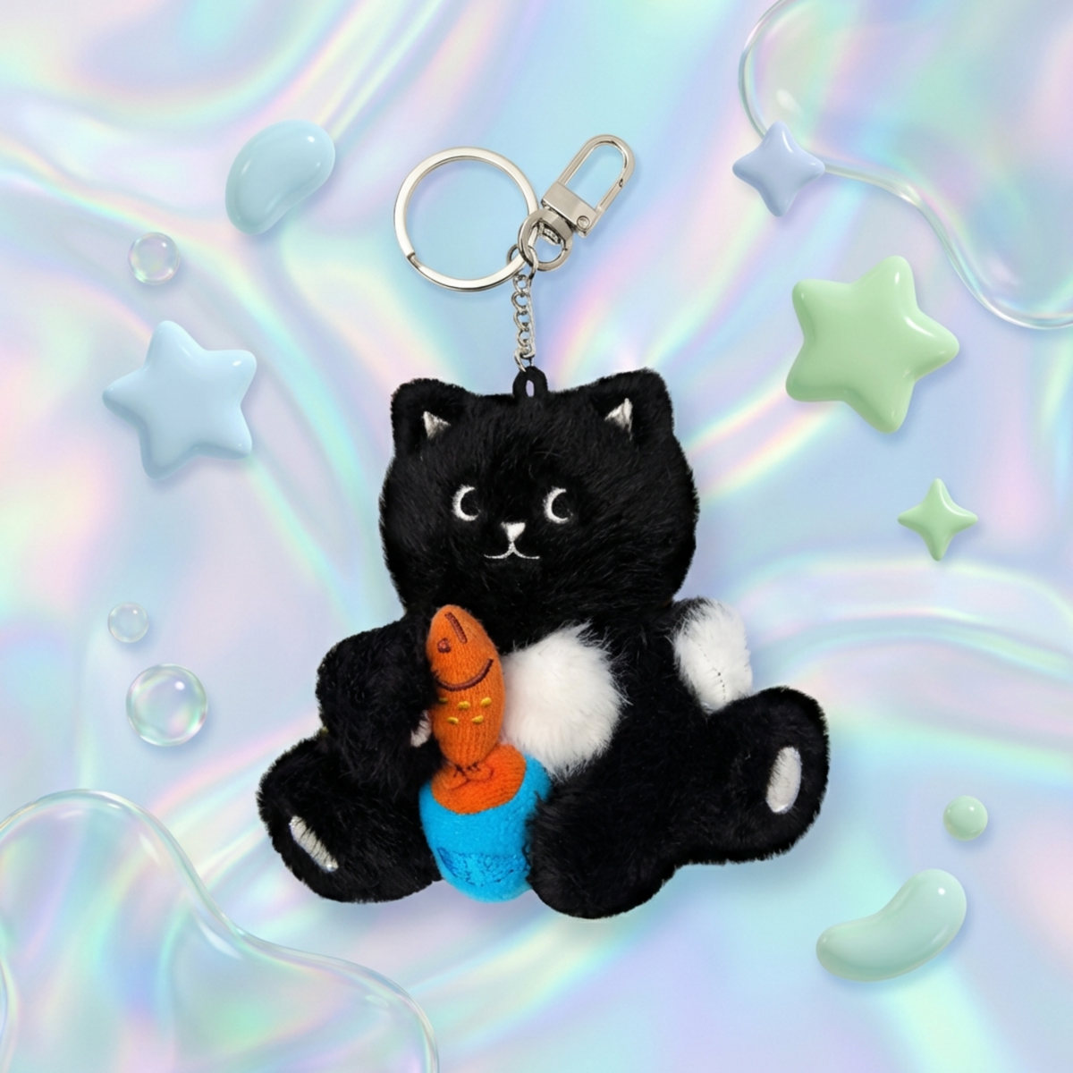 Portachiavi Gattino Nero