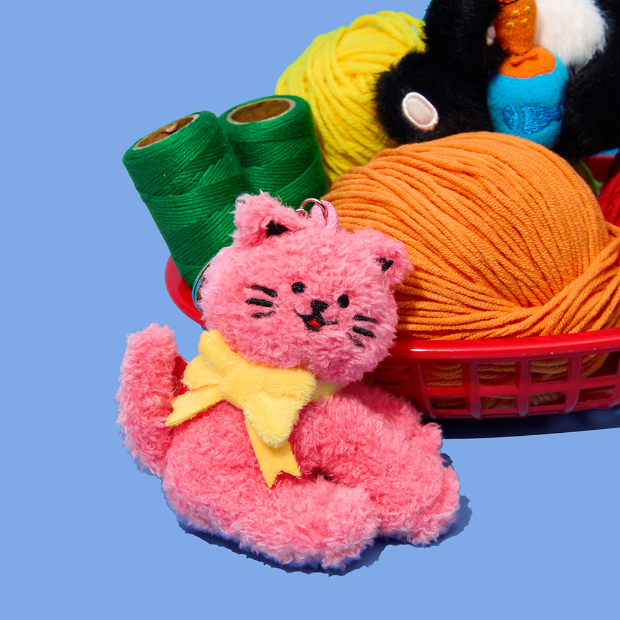 Portachiavi Gattino Rosa