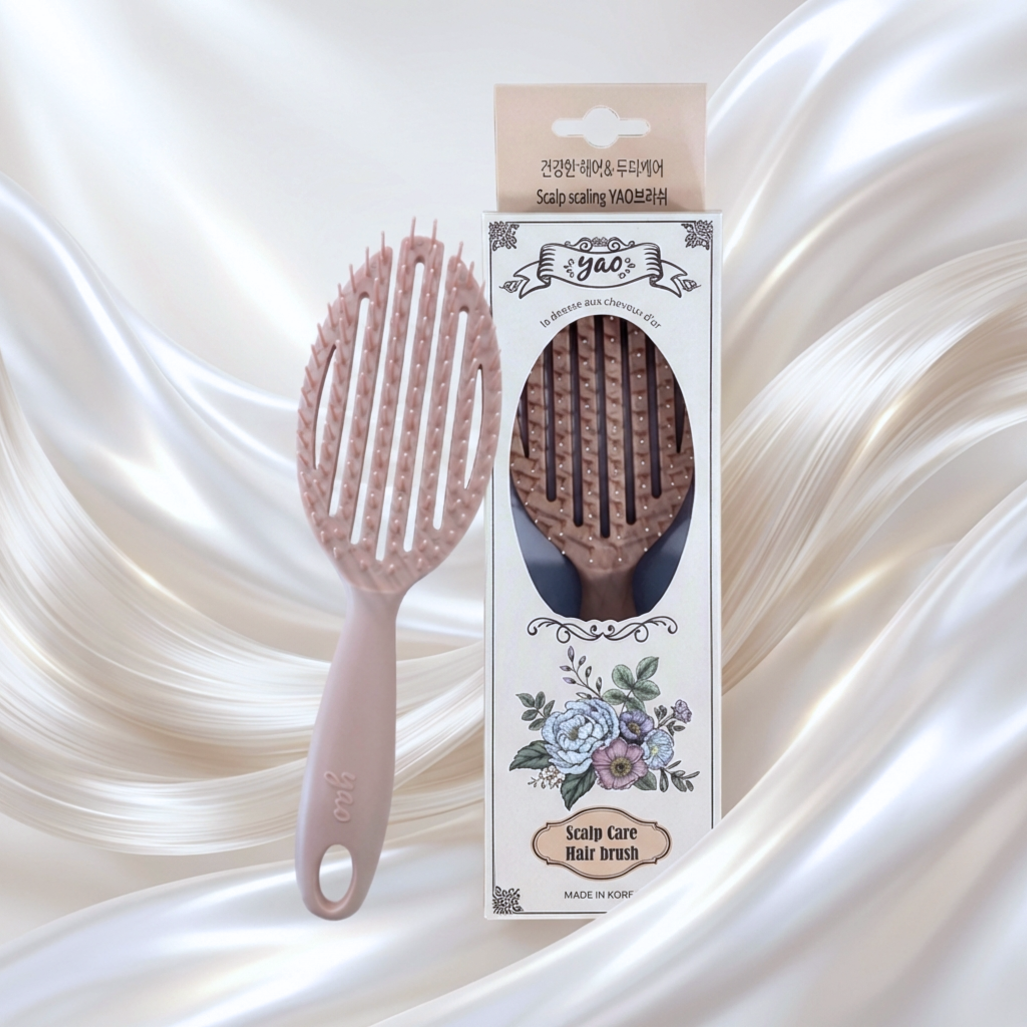 Spazzola massaggiante per la cute – Colore Burnt Coral