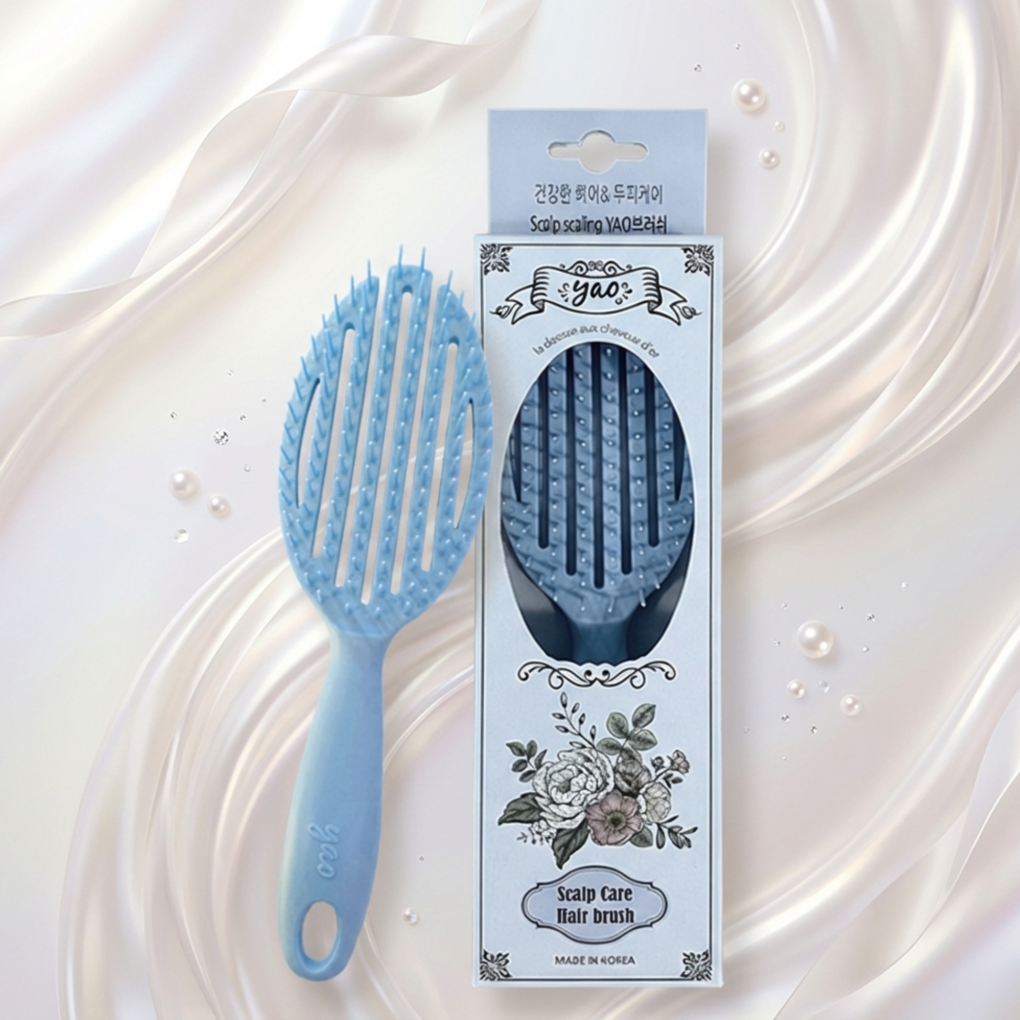 Spazzola massaggiante per la cute – Colore Serenity Blue