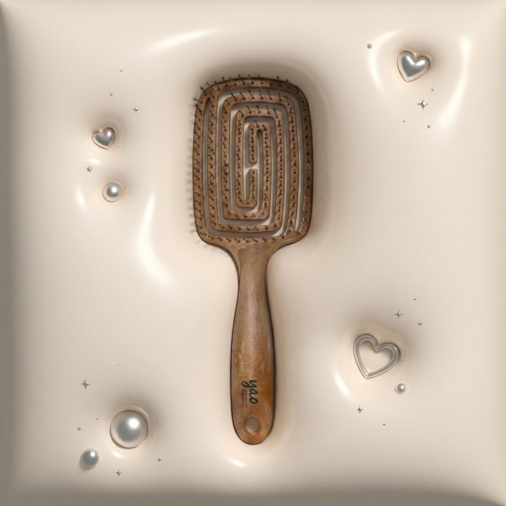 Spazzola effetto legno – Quadrata classica